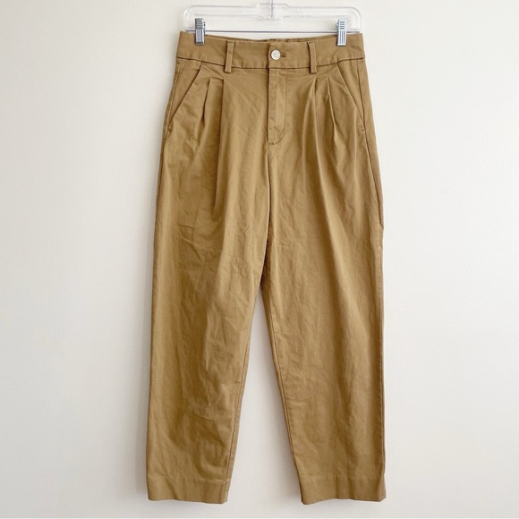 Banana Republic Relaxed pleated crop authentic chino pants barrel balloon safari - Picture 3 of 16